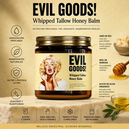 EVIL GOODS! Whipped Tallow Honey Balm