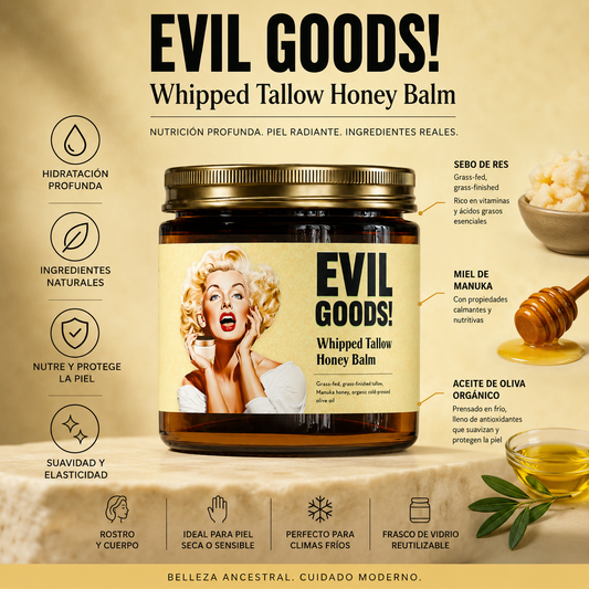 EVIL GOODS! Whipped Tallow Honey Balm