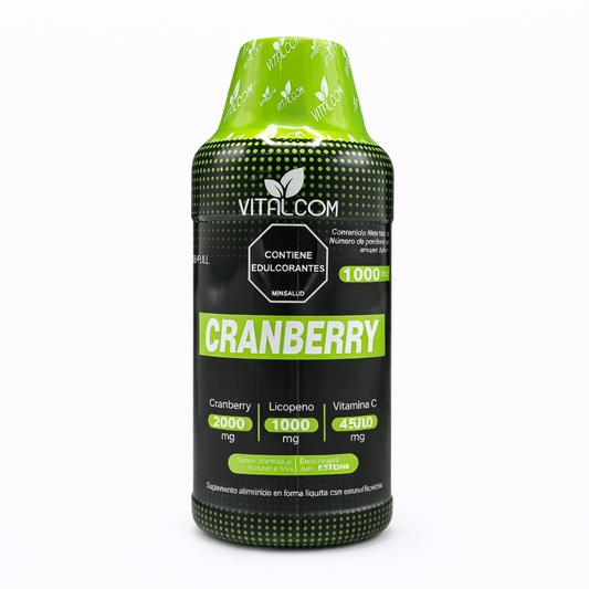 Cranberry Vitalcom – Bebida Funcional con Arándano, Licopeno y Vitamina C (1000 ml)