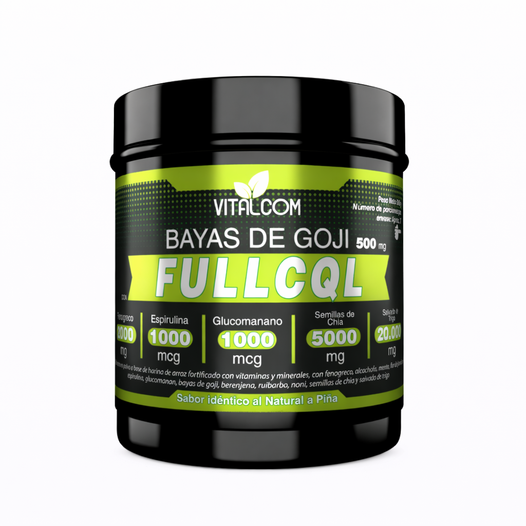 Bayas de Goji FullCQL – Fórmula con Superfoods para Bienestar y Control de Apetito
